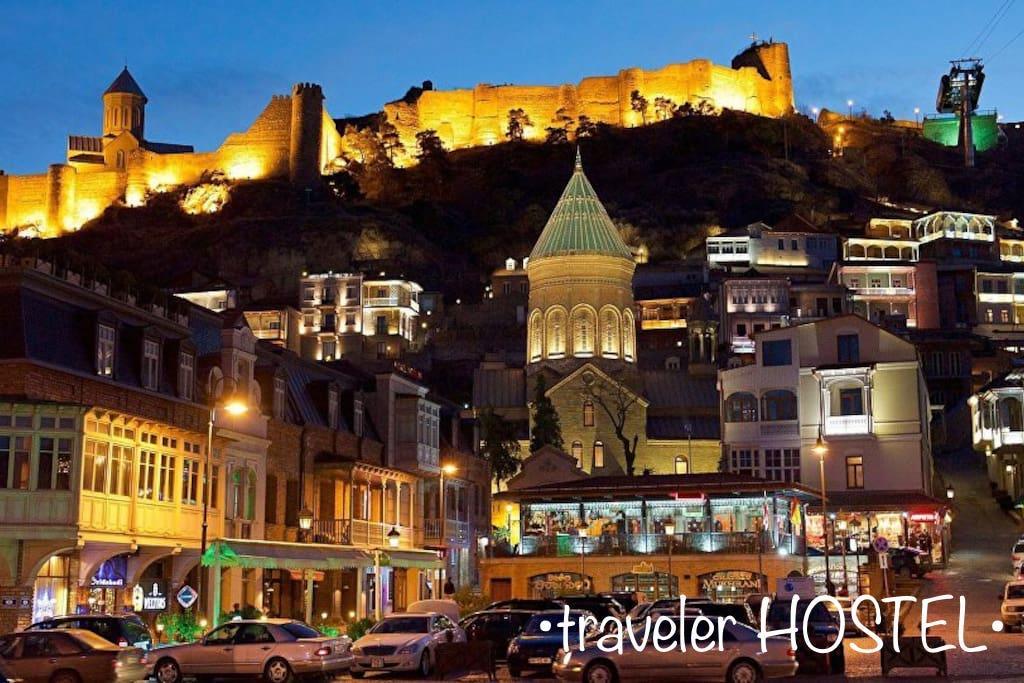 Traveler Hostel Tbilisi Eksteriør billede